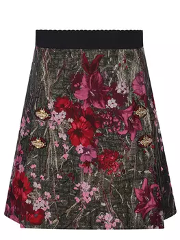 Юбка с принтом DOLCE & GABBANA
