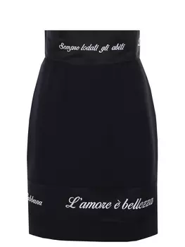 Юбка с принтом DOLCE & GABBANA