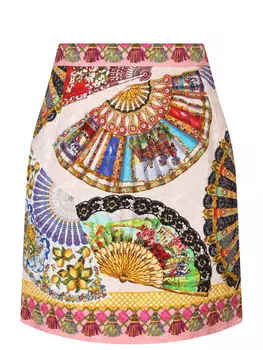 Юбка с принтом DOLCE & GABBANA