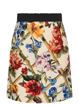 Юбка с принтом DOLCE & GABBANA
