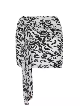 Юбка с принтом SELF-PORTRAIT