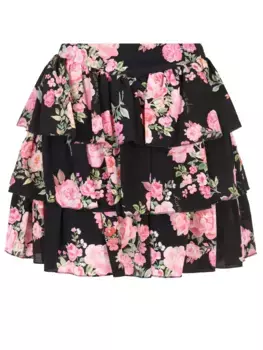 Юбка шелковая