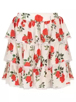 Юбка шелковая