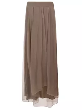 Юбка шелковая BRUNELLO CUCINELLI