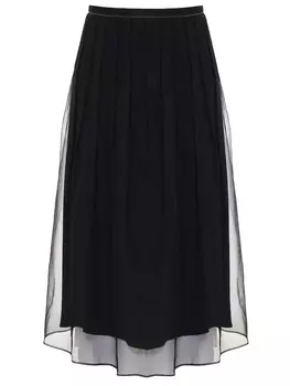 Юбка шелковая BRUNELLO CUCINELLI