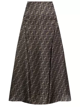Юбка шелковая FENDI