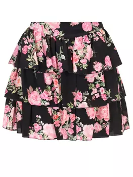 Юбка шелковая ROSES AND LACE