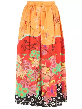Юбка шелковая с принтом ETRO