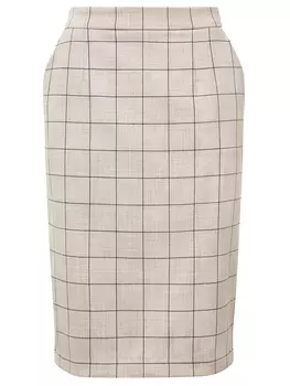 Юбка шерстяная в клетку VINNIS