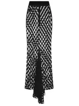 Юбка со шлейфом