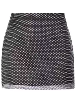 Юбка со стразами