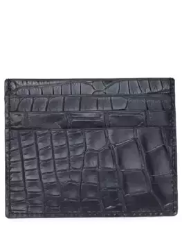 Кардхолдер из кожи крокодила