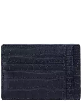 Кардхолдер из кожи крокодила BARDINI