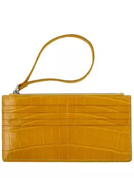 Кардхолдер из кожи крокодила BARDINI