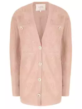 Кардиган из хлопка и вискозы