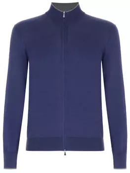 Кардиган из шелка и хлопка