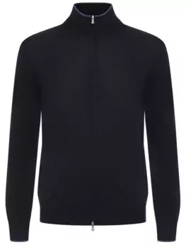 Кардиган из шелка и хлопка