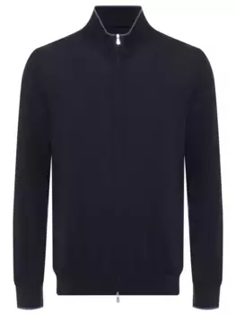 Кардиган из шелка и хлопка