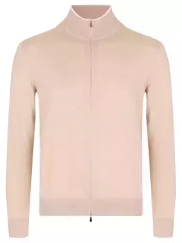 Кардиган из шелка и хлопка