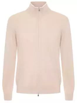 Кардиган из шелка и хлопка