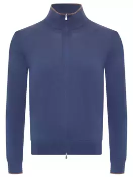 Кардиган из шелка и хлопка