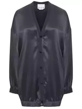 Кардиган из шелка и вискозы