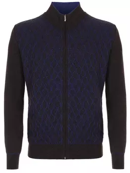 Кардиган из шерсти и кашемира BERTOLO LUXURY MENSWEAR