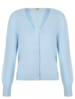Кардиган из шерсти и кашемира FENDI