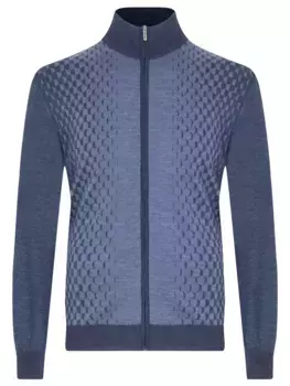 Кардиган из шерсти и шелка