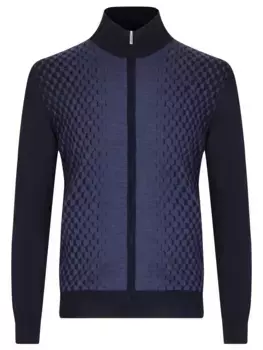 Кардиган из шерсти и шелка