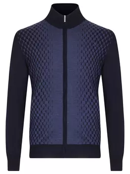 Кардиган из шерсти и шелка