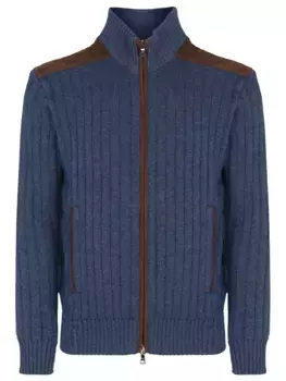 Кардиган из шерсти и вискозы