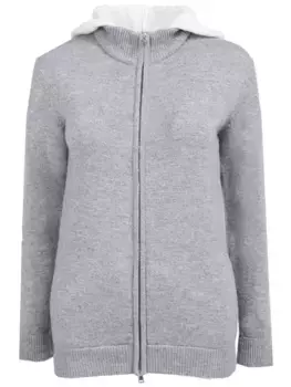 Кардиган из шерсти с капюшоном