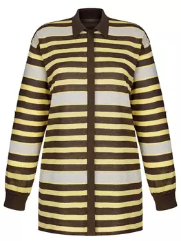 Кардиган из вискозы в полоску FREE AGE