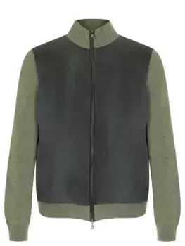 Кардиган комбинированный