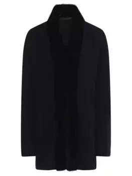 Кардиган с отделкой норкой LES COPAINS