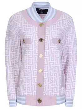 Кардиган с принтом BALMAIN