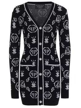 Кардиган с принтом PHILIPP PLEIN