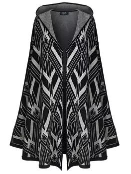 Кардиган шелковый с узором FREE AGE