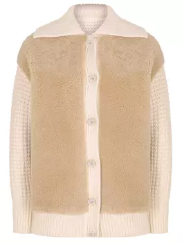 Кардиган шерстяной с мехом FABIANA FILIPPI