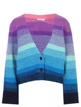 Кардиган шерстяной в полоску