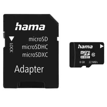 Карта памяти Hama micro SD-card 8GB (E0452570)