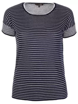 Кашемировая футболка в полоску LORO PIANA