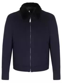 Кашемировая куртка с мехом