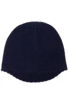 Кашемировая шапка с козырьком