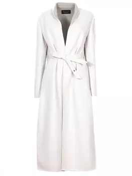 Кашемировое пальто с поясом