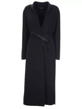 Кашемировое пальто с поясом LORO PIANA