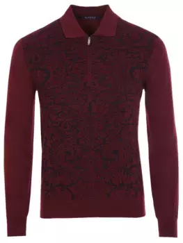 Кашемировое поло с узором