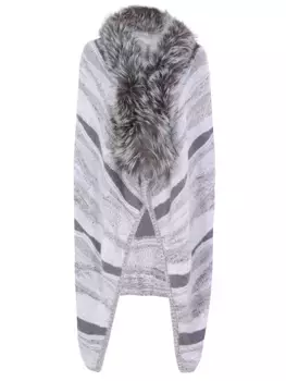 Кашемировый кардиган с мехом MALO