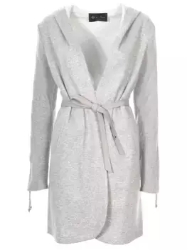 Кашемировый кардиган с поясом